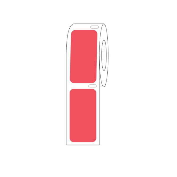Nevs Direct Thermal Cryo Label 38x19mm for Lg Vials/Tubes Red Roll Form LDTC-11234-R - main